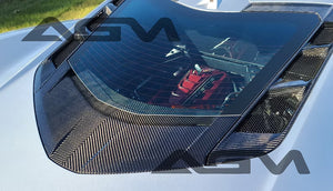 AGM C8 Corvette Carbon Fiber Lower Window Trim AG Motorsports