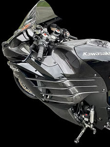 AGM ZX14R 12+ Carbon Fiber Side Gills from AG Motorsports