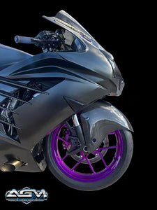 AGM Carbon Fiber Aero Front Fender (Hayabusa/ZX14) - from AG Motorsports