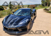 Load image into Gallery viewer, AGM C8 Corvette Visible Carbon Fiber or Carbon Flash Painted Z51 Front Splitter AG Motorsports
