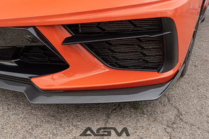 AGM C8 Corvette Visible Carbon Fiber “5VM” Style Front Splitter AG Motorsports