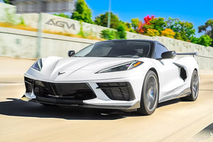 AGM C8 Corvette Visible Carbon Fiber “5VM” Style Sideskirts from AG Motorsports