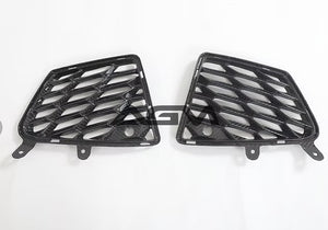 AGM C8 Corvette Carbon Fiber Rear Grille Inserts - AG Motorsports