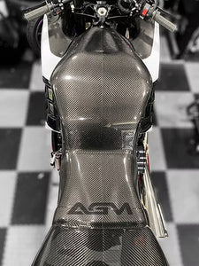 AGM ZX14R Carbon Fiber Pro Street Low Pro Tank Shell (Gen1 or Gen2) - from AG Motorsports