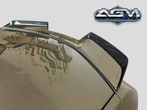 AGM C8 Z06 Visible Carbon Spoiler Wicker Extensions Made By AG Motorsports