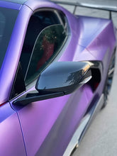 Load image into Gallery viewer, AGM C8 Corvette Carbon Fiber Mirror Caps - AG Motorsports
