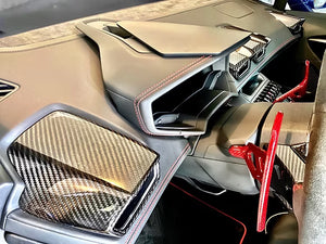 AGM Lamborghini Huracan Carbon Fiber AC Vent Covers - AG Motorsports