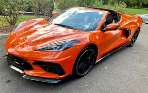 AGM C8 Corvette Carbon Flash Painted “5VM” Style Sideskirts from AG Motorsports
