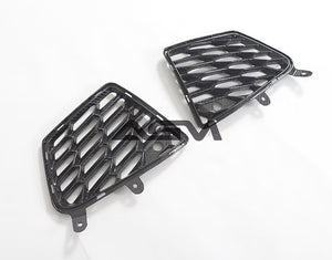 AGM C8 Corvette Carbon Fiber Rear Grille Inserts - AG Motorsports