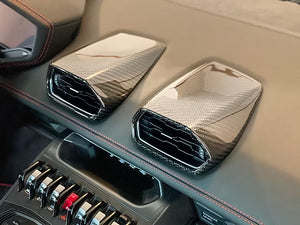 AGM Lamborghini Huracan Carbon Fiber AC Vent Covers - AG Motorsports