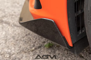 AGM C8 Corvette Visible Carbon Fiber “5VM” Style Front Splitter AG Motorsports