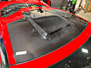 AGM C8 Corvette Carbon Fiber Roof Scoop from AG Motorsports