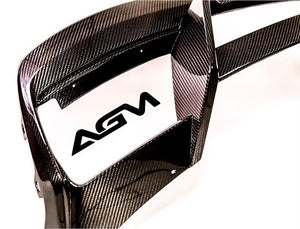 AGM C8 Corvette Visible Carbon Fiber Rear Diffuser (Stingray) - AG Motorsports