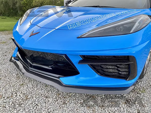 AGM C8 Corvette Visible Carbon Fiber ULTRA Front Splitter from AG Motorsports