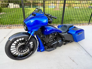 Harley Davidson Carbon Fiber 23" FAT Tire Front Fender 14-23' -  Made by AG Motorsports