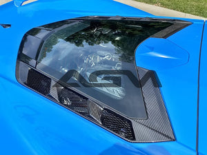 AGM C8 Corvette Carbon Fiber Engine Hatch Vents AG Motorsports