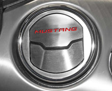 Load image into Gallery viewer, 2015-2017 MUSTANG - AC VENT TRIM KIT WMUSTANG INLAY 3PC  BRUSHED STAINLESS, CHOOSE COLOR
