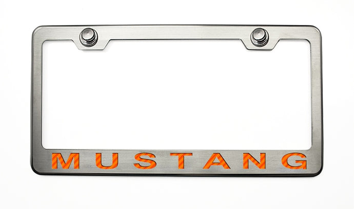 MUSTANG LICENSE PLATE FRAME WITH 