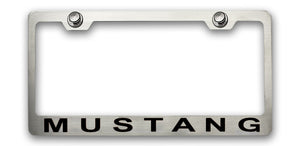 MUSTANG LICENSE PLATE FRAME WITH "MUSTANG" LETTERING IN 2005-2009 STYLE