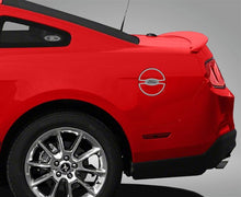 Load image into Gallery viewer, 2011-2012 MUSTANG - FUEL DOOR TRIM WITH FORD OVAL | POLISHED STAINLESS STEEL
