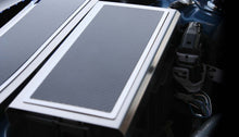 Load image into Gallery viewer, 2015-2020 MUSTANG - FUSE BOX COVER POLISHED STAINLESS W/CARBON FIBER TOP PLATE
