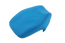 Load image into Gallery viewer, Corvette C8 Headrest Cover OEM Genuine GM Parts Leather with Emblem Sky Cool Grey
