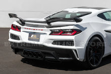 Load image into Gallery viewer, Corvette C8 Z06 Conversion Style Rear High Wing Spoiler Carbon Fiber
