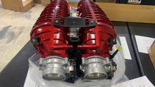 Load image into Gallery viewer, Corvette C8 Z06 Edge Red LT6 Engine Intake Manifold Cover OEM GM Custom Painted Carbon Fiber
