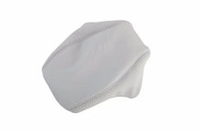 Load image into Gallery viewer, Corvette C8 Headrest Cover OEM Genuine GM Parts Leather with Emblem Sky Cool Grey
