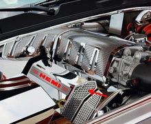 Load image into Gallery viewer, 2008-2011 CHALLENGER/CHARGER/MAGNUM/300 SRT8 - FUEL RAIL COVERS W/LED HEMI LETTERS | POLISHED, CHOOSE LED COLOR | AFTER-MARKET INTAKE SYSTEM
