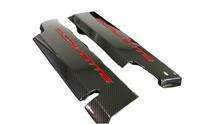 Load image into Gallery viewer, Corvette C7 LT1 Stingray Carbon Fiber Painted Fuel Rail Engine Covers OEM GM
