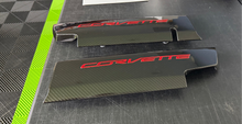 Load image into Gallery viewer, Corvette C7 LT1 Stingray Carbon Fiber Painted Fuel Rail Engine Covers OEM GM
