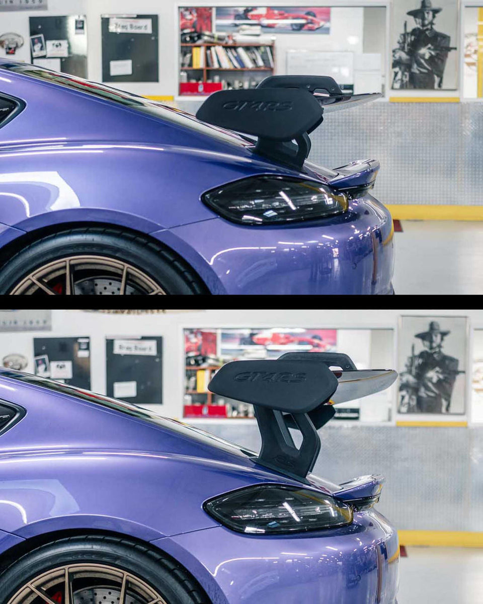 Fabspeed Porsche 718 GT4 RS CUP Car Style Wing Risers (2022+) - FS.POR ...