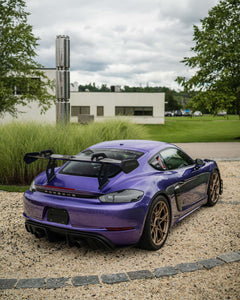 Fabspeed Porsche 718 GT4 RS CUP Car Style Wing Risers (2022+)