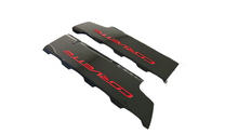 Load image into Gallery viewer, Corvette C7 LT1 Stingray Carbon Fiber Painted Fuel Rail Engine Covers OEM GM
