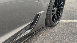 2014 - 2019 Corvette C7 Z06 Grand Sport Stingray Front Splitter - Carbon Fiber / Custom Painted