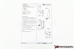 C8 CORVETTE FRONT SPLASH GUARDS