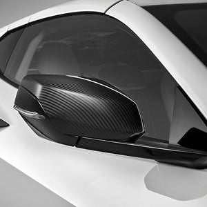 Corvette C8 Z06 Exterior Mirror Covers Visible Carbon Fiber 2024 2025 2026