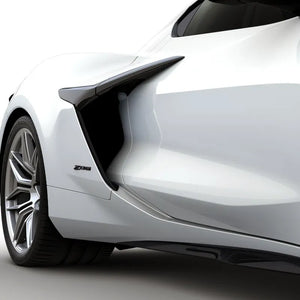 C8 Corvette Z06 Visible Carbon Fiber Intake Trim Scoop Kit
