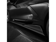 Load image into Gallery viewer, Corvette C8 Z06 Z07 Visible CARBON FIBER Kit Front Splitter Rocker Panels Side Skirts OEM GM
