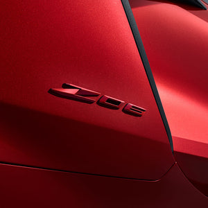 2024 2025 2026 C8 Corvette Z06 Bodyside Emblems Z06 Script Badge Edge Red