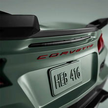 Load image into Gallery viewer, 2024 2025 2026 Corvette C8 Z06 ZO6 Rear Bumper Letters Nameplate OEM GM - EDGE RED
