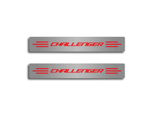 Load image into Gallery viewer, 2008-2023 CHALLENGER SRT8 6.1L - FUEL RAIL COVERS W/AFTERMARKET AIR INTAKE CHALLENGER LETTERING | STAINLESS STEEL, CHOOSE COLOR
