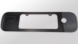 1996-2002 DODGE VIPER RT-10 GEN 2 TAG BACK FRAME VIPER RT/10 STYLE | CARBON FIBER WITH BLACK BRUSHED TRIM