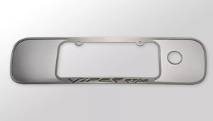 1996-2002 DODGE VIPER RT-10 GEN 2 TAG BACK FRAME VIPER RT/10 STYLE | POLISHED WITH BRUSHED TRIM