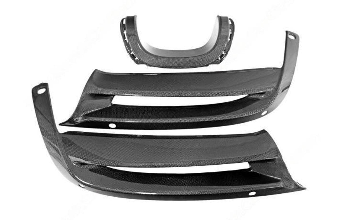Carbon Fiber Carbon Fiber Rear Diffuser Assembly - Porsche 981 Boxster ...
