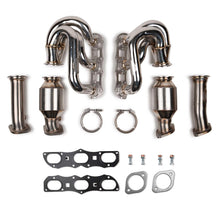 Load image into Gallery viewer, Fabspeed Porsche 981 Boxster / Cayman RENNKRAFT® US PATENTED Modular Headers with HJS Catalytic Converters (2013-2016)
