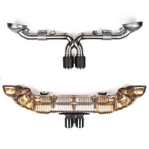 Fabspeed Porsche 992 GT3 / GT3 RS Supercup Cat-Back Exhaust System NON Valved (2022+)
