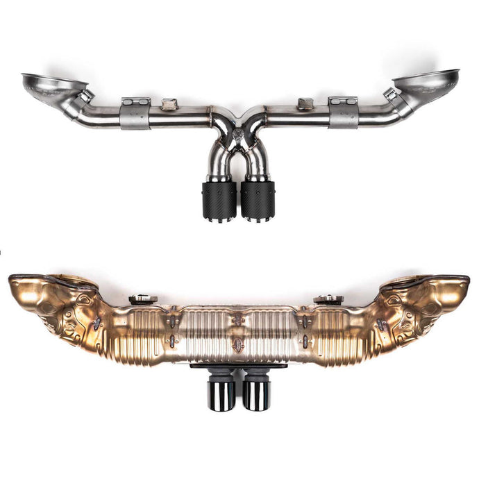 Fabspeed Porsche 992 GT3 / GT3 RS Supercup Cat-Back Exhaust System NON Valved (2022+)