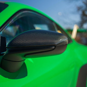 Fabspeed Porsche 992 Carrera / Turbo / GT3 Carbon Fiber Mirror Covers (2019+)
